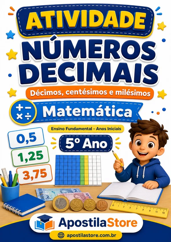 Capa de Números Decimais