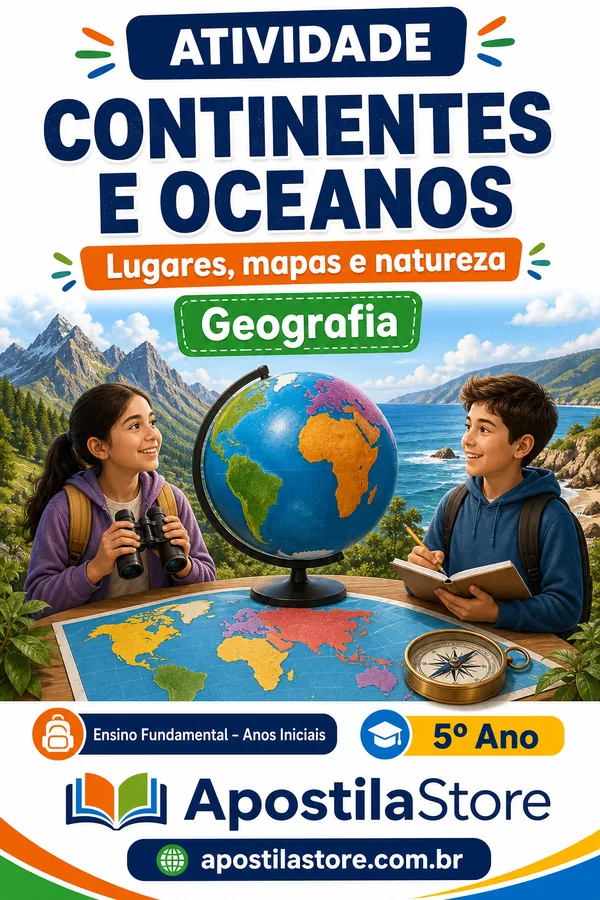 Capa de Continentes e Oceanos