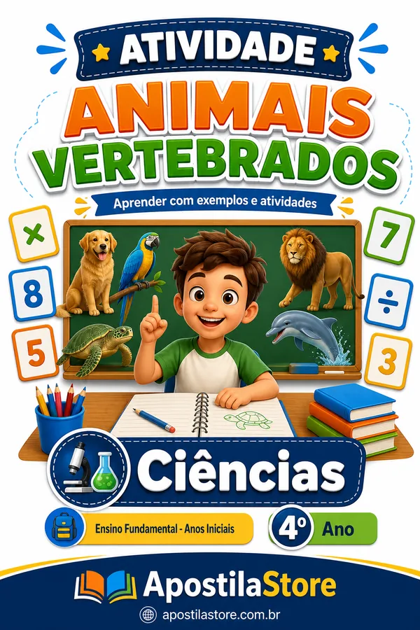 Capa de Animais Vertebrados
