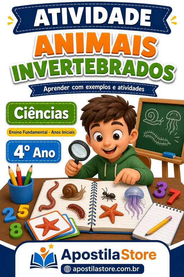 Capa de Animais Invertebrados