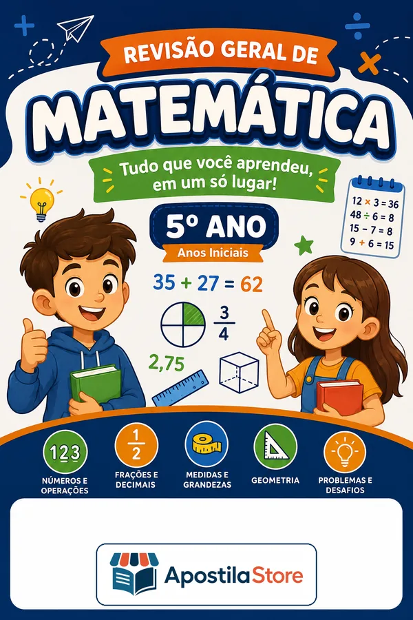 Capa de Revisão Geral de Matemática