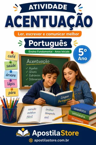 Capa de Apostila de teste