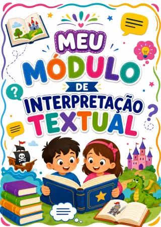 Capa de Módulo de atividades de interpretação textual.