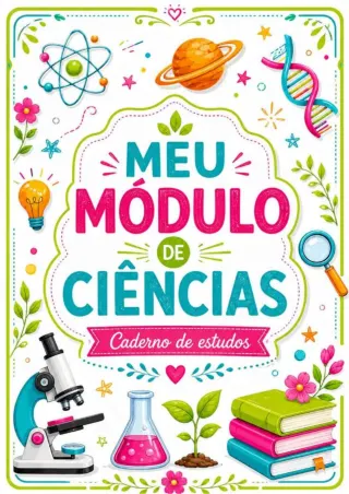 Capa de Módulo de Ciências Sais Minerais.