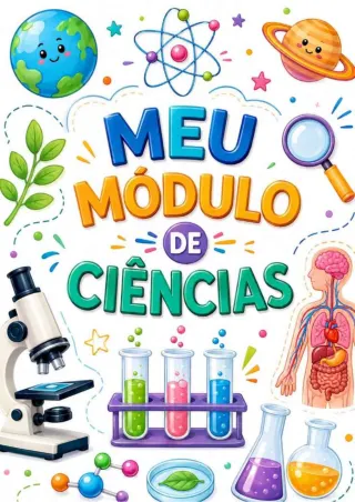 Capa de Módulo de Ciência Corpo Humano em movimento
