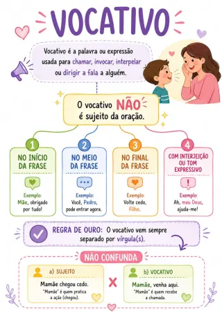Capa de Aposto e Vocativo.