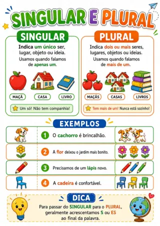 Capa de Singular E Plural Conceitos E Atividades 1