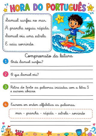 Capa de Interpretaçãotextual Letra Cursiva