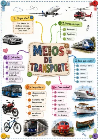 Capa de Meios De Transporte Conceitos E Atividades 1