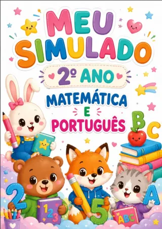 Capa de Simulado De Matemática E Português 2 Ano