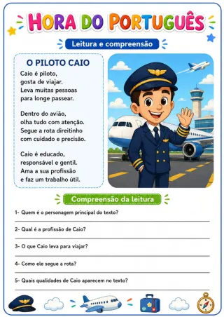 Capa de Interpretação Textual Profissões