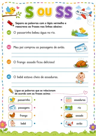 Capa de Atividades de palavras complexas.