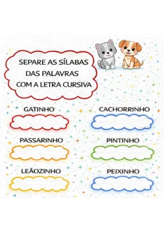 Capa de Reescrever Em Letra Cursiva