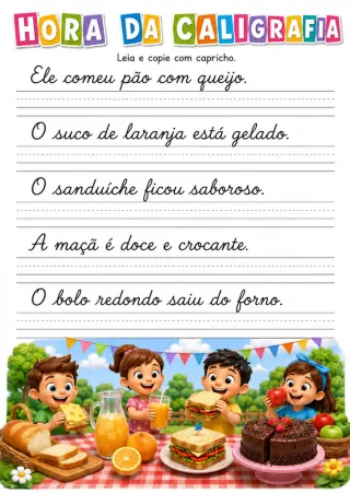 Capa de Treino Letra Cursiva