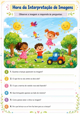 Capa de Interpretação De Imagens Caderno