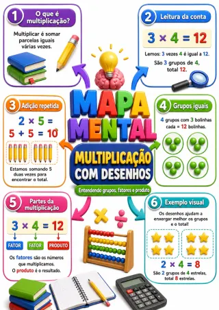 Capa de MULTIPLICAÇÃO COM DESENHOS
