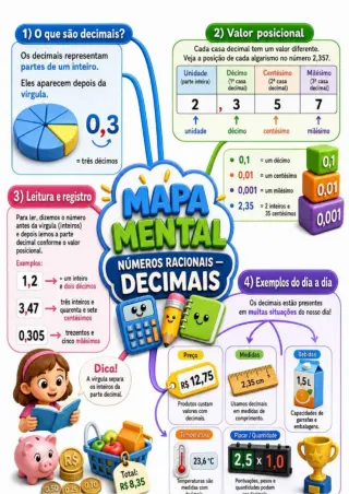 Capa de Números Racionais Decimais