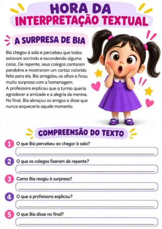 Capa de Caderno de interpretação textual1