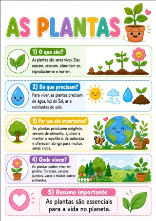 Capa de Partes das plantas